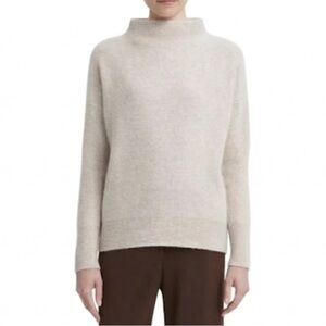 NWOT! Vince Plush Cashmere Funnel Neck Sweater In Marble Size Small